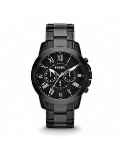 Fossil FS4832 – Full Black Chronograph Men’s Watch (43MM)