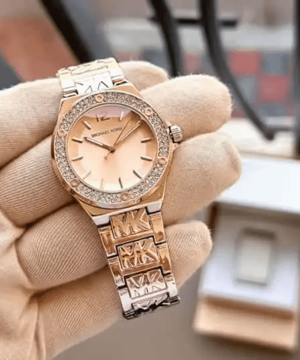 Michael Kors MK7406 Rosegold Square Dial Women’s Watch - Image 3