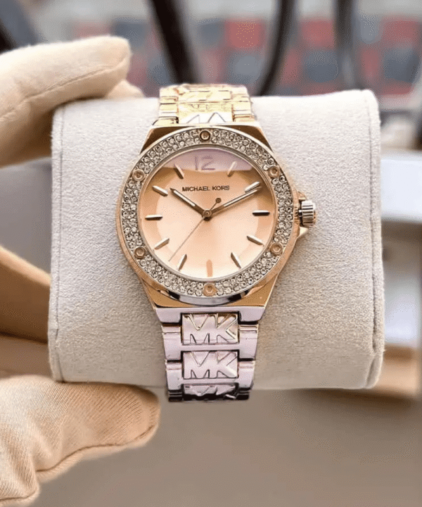 Michael Kors MK7406 Rosegold Square Dial Women’s Watch - Image 2
