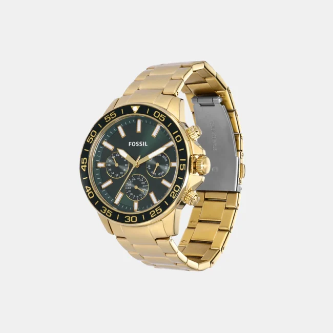 Bannon His and Hers Couple Quartz Green Dial Multi-Function Stainless Steel Watch BQ2754SET