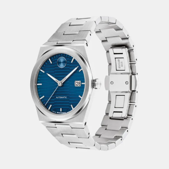 Bold Quest Unisex Automatic Blue Dial Analog Stainless Steel Watch 3600940
