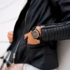 Clubmaster Classic Men Quartz Black Dial Chronograph Nato Watch 14140.PRA.T.1.NB