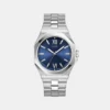 Dress Men Quartz Blue Dial Analog Stainless Steel Watch GW0849G1
