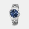 Dress Men Quartz Blue Dial Analog Stainless Steel Watch GW0849G1