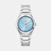 Eos Classic Women Quartz Light Blue Dial Analog Stainless Steel Watch 982847 41 05 20