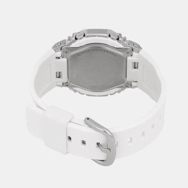 Casio G-Shock Women Analog-Digital Watch – Gold Dial / White Resin (GM-S2110-7A9DR)