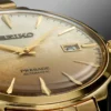 Presage Cocktail Time Men Automatic Gold Dial Analog Stainless Steel Watch SRPK46J1