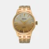Presage Cocktail Time Men Automatic Gold Dial Analog Stainless Steel Watch SRPK46J1