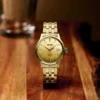 Presage Cocktail Time Men Automatic Gold Dial Analog Stainless Steel Watch SRPK46J1