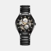 True Round Unisex Automatic Black Dial Analog Ceramic Watch R27107172