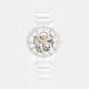 True Round Unisex Automatic White Dial Analog Ceramic Watch R27115012
