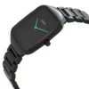 True Square Thinline Unisex Quartz Black Dial Analog Ceramic Watch R27054152