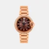 Women Quartz Brown Dial Analog Metal Watch 4510B-M3306