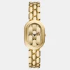Women Quartz Gold Dial Analog Stainless Steel Watch ES5380