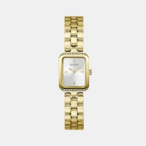 Women Quartz Silver Dial Analog Stainless Steel Watch GW0865L2