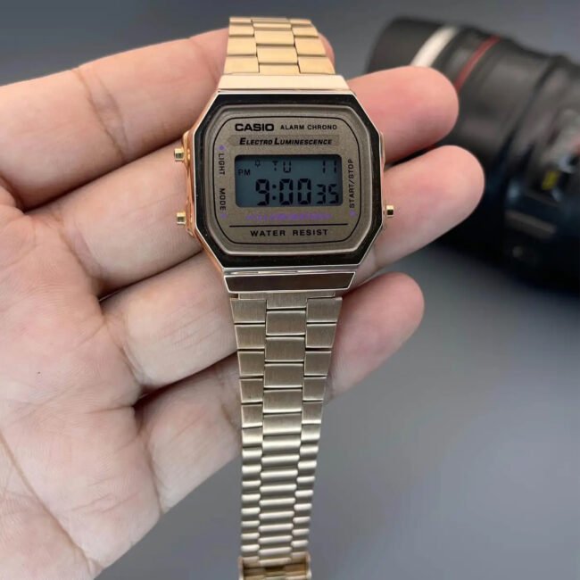 Casio Vintage Rose Gold High-Quality Watch