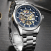 Tommy Hilfiger Silver Blue Automatic Metal