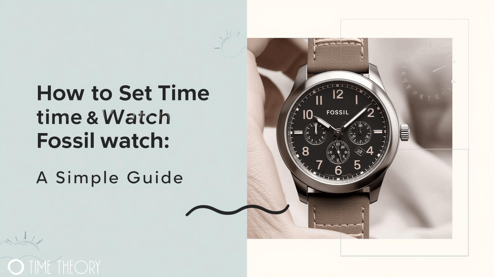 How to Set Time & Date in Fossil Watch: A Simple Guide