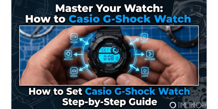 How to Set Casio G-Shock Watch Step-by-Step Guide: