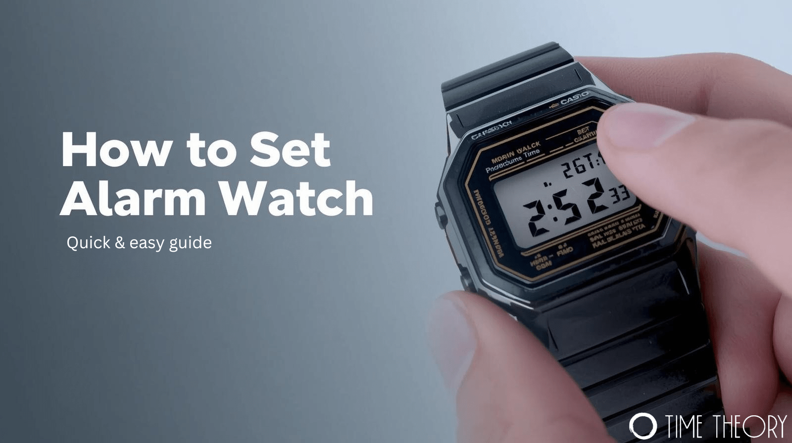 How to Set Alarm in Casio Watch: Simple Step-by-Step Guide